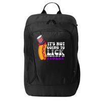 Its Not Gonna Lick Itself Lgbtq Funny Asexual Pride Ally City Backpack