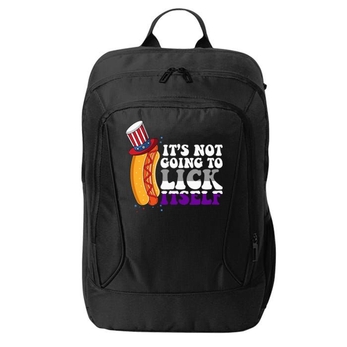 Its Not Gonna Lick Itself Lgbtq Funny Asexual Pride Ally City Backpack