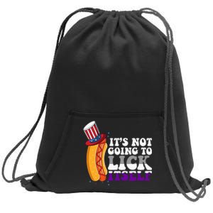 Its Not Gonna Lick Itself Lgbtq Funny Asexual Pride Ally Sweatshirt Cinch Pack Bag