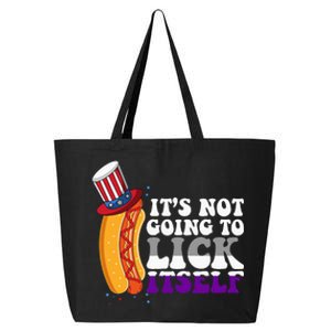 Its Not Gonna Lick Itself Lgbtq Funny Asexual Pride Ally 25L Jumbo Tote