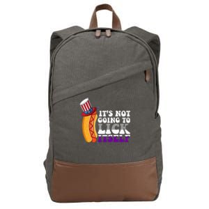 Its Not Gonna Lick Itself Lgbtq Funny Asexual Pride Ally Cotton Canvas Backpack