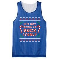 Its Not Going To Suck Itself Candy Cane Funny Christmas Joke Cute Gift Mesh Reversible Basketball Jersey Tank