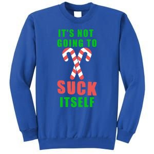 Its Not Going To Suck Itself Funny Inappropriate Xmas Gift Tall Sweatshirt