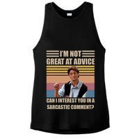 Im Not Great At The Advice Can I Interest You In A Sarcastic Comment Ladies PosiCharge Tri-Blend Wicking Tank