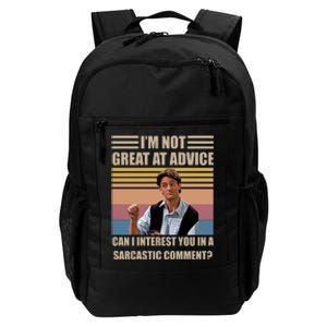 Im Not Great At The Advice Can I Interest You In A Sarcastic Comment Daily Commute Backpack