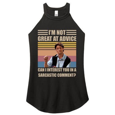 Im Not Great At The Advice Can I Interest You In A Sarcastic Comment Women's Perfect Tri Rocker Tank