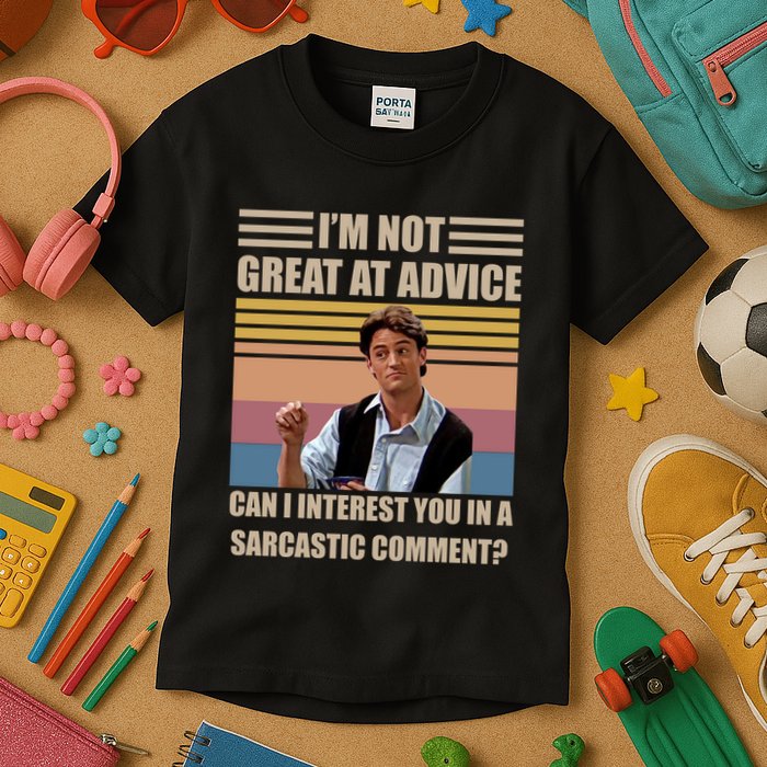 Im Not Great At The Advice Can I Interest You In A Sarcastic Comment Kids T-Shirt