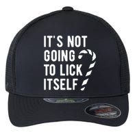 Its Not Going To Lick Itself Funny Christmas Flexfit Unipanel Trucker Cap