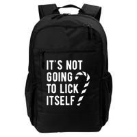 Its Not Going To Lick Itself Funny Christmas Backpack