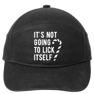 Its Not Going To Lick Itself Funny Christmas 7-Panel Snapback Hat