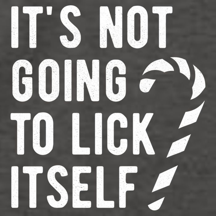 Its Not Going To Lick Itself Funny Christmas Vector Backpack