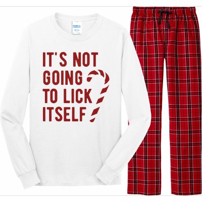 Its Not Going To Lick Itself Funny Christmas Long Sleeve Pajama Set