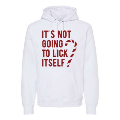 Its Not Going To Lick Itself Funny Christmas Premium Hoodie