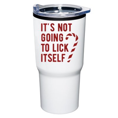 Its Not Going To Lick Itself Funny Christmas Tumbler