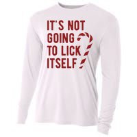 Its Not Going To Lick Itself Funny Christmas Cooling Performance Long Sleeve Crew