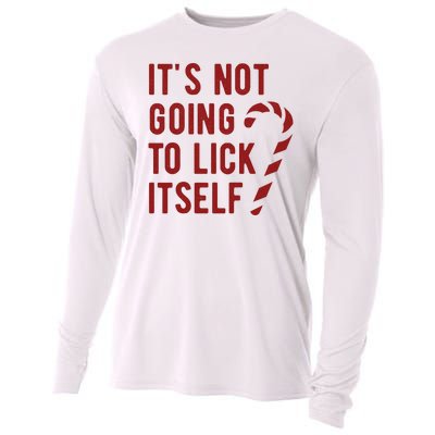 Its Not Going To Lick Itself Funny Christmas Cooling Performance Long Sleeve Crew