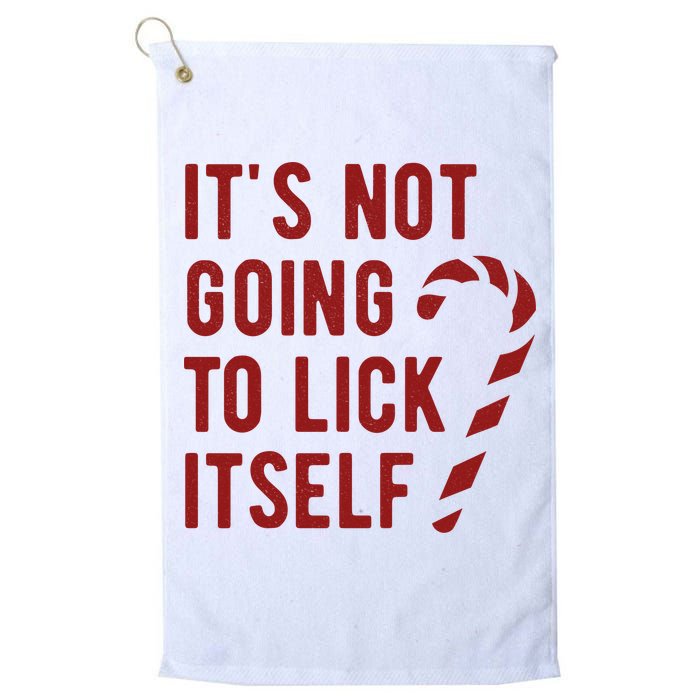 Its Not Going To Lick Itself Funny Christmas Golf Towel
