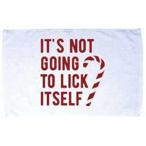 Its Not Going To Lick Itself Funny Christmas Microfiber Hand Towel