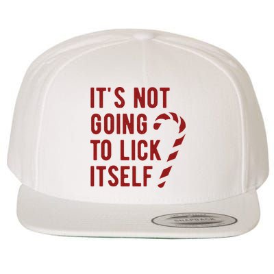 Its Not Going To Lick Itself Funny Christmas Wool Snapback Cap