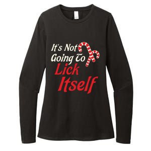 Its Not Going To Lick Itself Adult Funny Christmas Womens CVC Long Sleeve Shirt