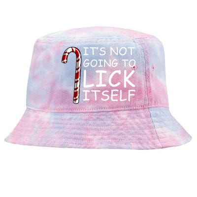 IT'S NOT GOING TO LICK ITSELF Tie-Dyed Bucket Hat