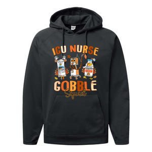 Igu Nurse Gobble Sguad Fall Autumn Women Performance Fleece Hoodie