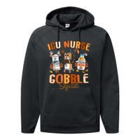 Igu Nurse Gobble Sguad Fall Autumn Women Performance Fleece Hoodie