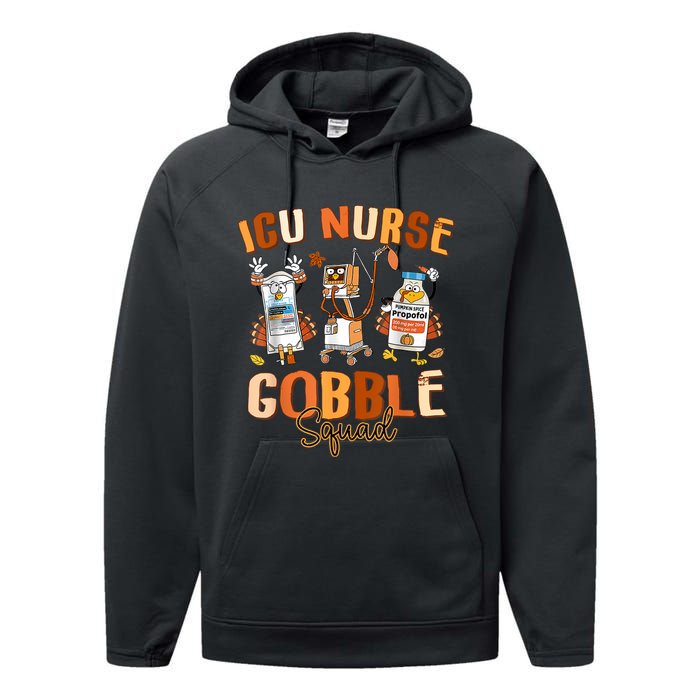 Igu Nurse Gobble Sguad Fall Autumn Women Performance Fleece Hoodie