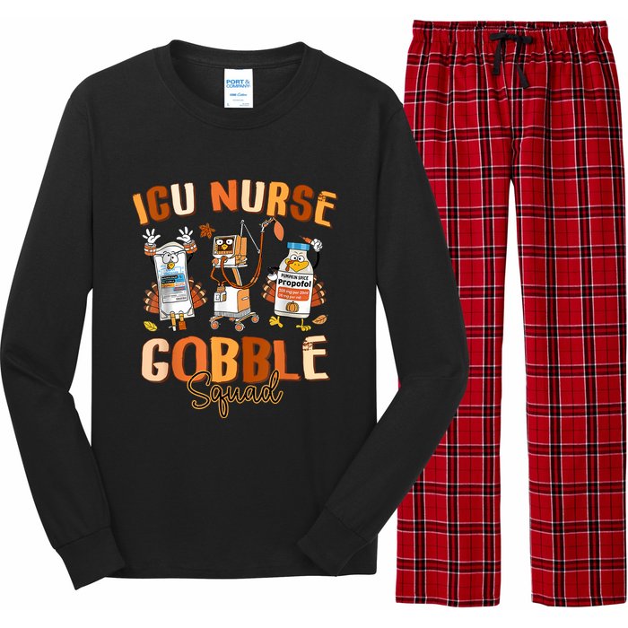 Igu Nurse Gobble Sguad Fall Autumn Women Long Sleeve Pajama Set