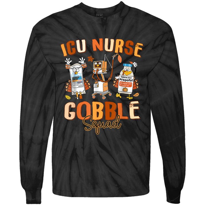 Igu Nurse Gobble Sguad Fall Autumn Women Tie-Dye Long Sleeve Shirt