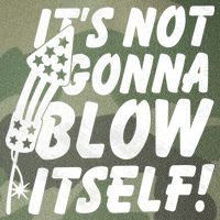 Its Not Gonna Blow Itself Firecracker Legacy Tie Dye Trucker Hat