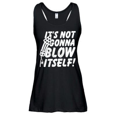 Its Not Gonna Blow Itself Firecracker Ladies Essential Flowy Tank
