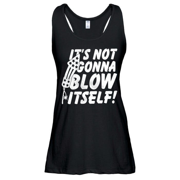 Its Not Gonna Blow Itself Firecracker Ladies Essential Flowy Tank