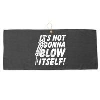 Its Not Gonna Blow Itself Firecracker Large Microfiber Waffle Golf Towel