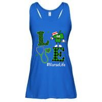 Irish Nurse Gift St Patricks Day Love Nurse Life Irish Cute Gift Ladies Essential Flowy Tank