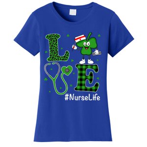 Irish Nurse Gift St Patricks Day Love Nurse Life Irish Cute Gift Women's T-Shirt