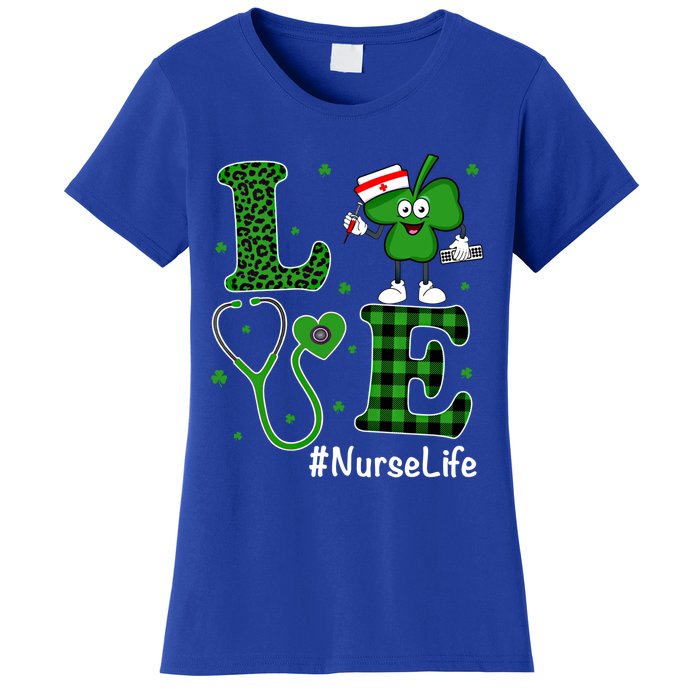 Irish Nurse Gift St Patricks Day Love Nurse Life Irish Cute Gift Women's T-Shirt