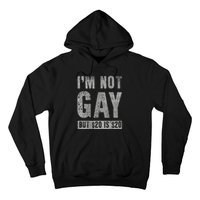 IM Not Gay But 20 Dollars Is 20 Dollars Funny Adult Hoodie