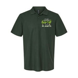 ItS Not Hoarding If Its Plants Softstyle Adult Sport Polo