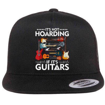It’s Not Hoarding If It’s Guitars Musicians Flat Bill Trucker Hat