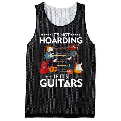 It’s Not Hoarding If It’s Guitars Musicians Mesh Reversible Basketball Jersey Tank