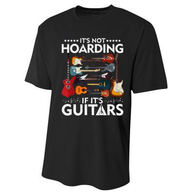 It’s Not Hoarding If It’s Guitars Musicians Performance Sprint T-Shirt