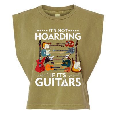 It’s Not Hoarding If It’s Guitars Musicians Garment-Dyed Women's Muscle Tee