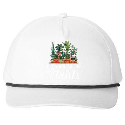 ItS Not Hoarding If Its Plants Snapback Five-Panel Rope Hat