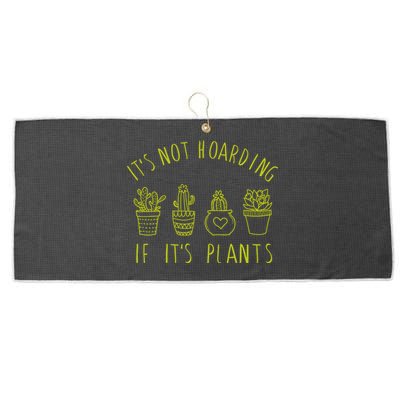 ItS Not Hoarding If Its Plants Large Microfiber Waffle Golf Towel