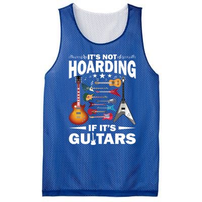 ItS Not Hoarding If ItS Guitars Player Funny Guitarist Gift Mesh Reversible Basketball Jersey Tank