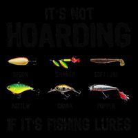 ItS Not Hoarding If ItS Fishing Lures Funny Fishing Drawstring Bag