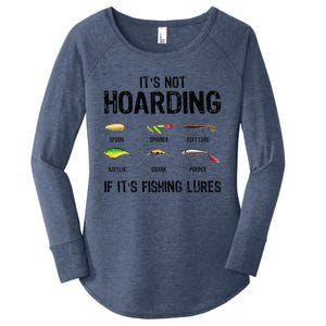 ItS Not Hoarding If ItS Fishing Lures Funny Fishing Women's Perfect Tri Tunic Long Sleeve Shirt