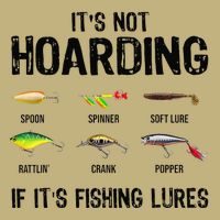 ItS Not Hoarding If ItS Fishing Lures Funny Fishing Sustainable Beanie