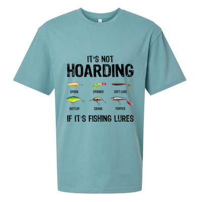 ItS Not Hoarding If ItS Fishing Lures Funny Fishing Sueded Cloud Jersey T-Shirt